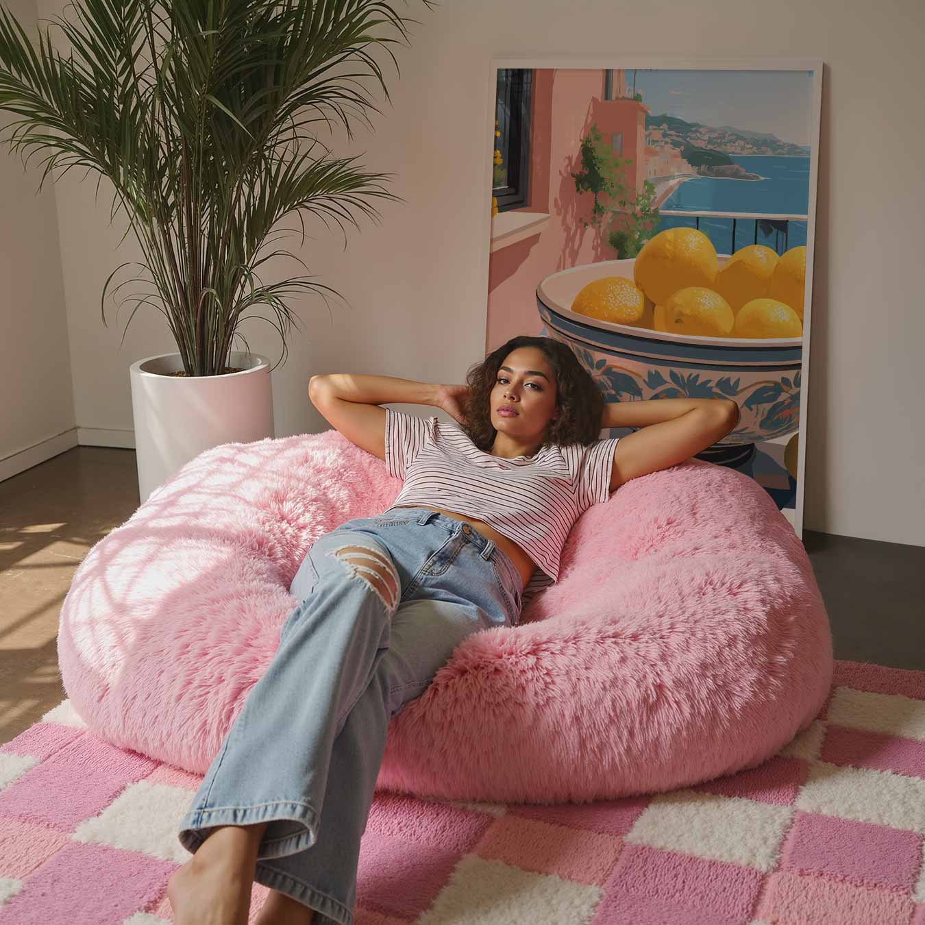 Zonnige Citroenuitzicht Poster-WallArtistic