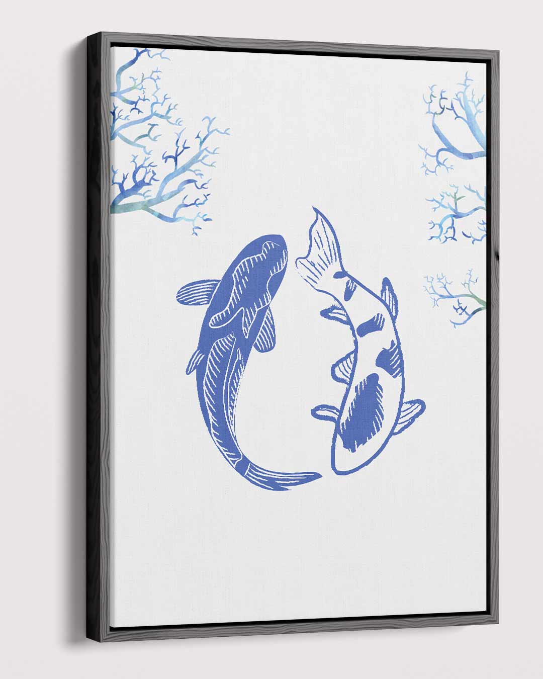 Dans van de Koi Kunstwerk-canvas-dibond-plexiglas-wanddecoratie-WallArtistic