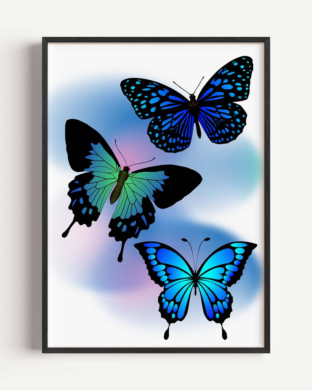 Betoverende Vlinderpracht Poster-WallArtistic
