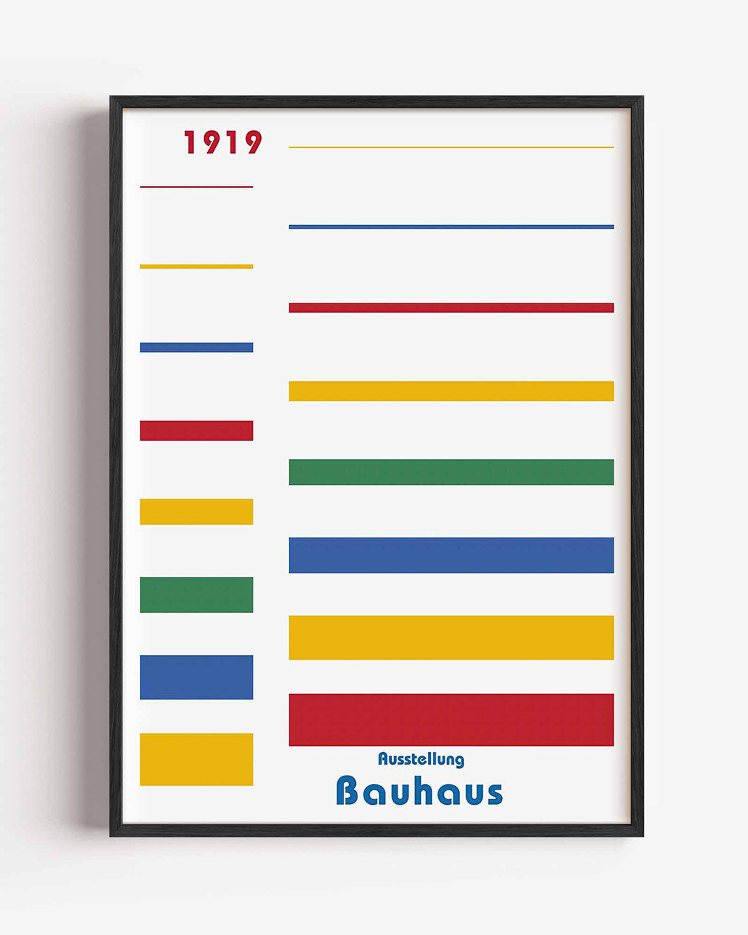 Lijnen en kleurvlakken Poster