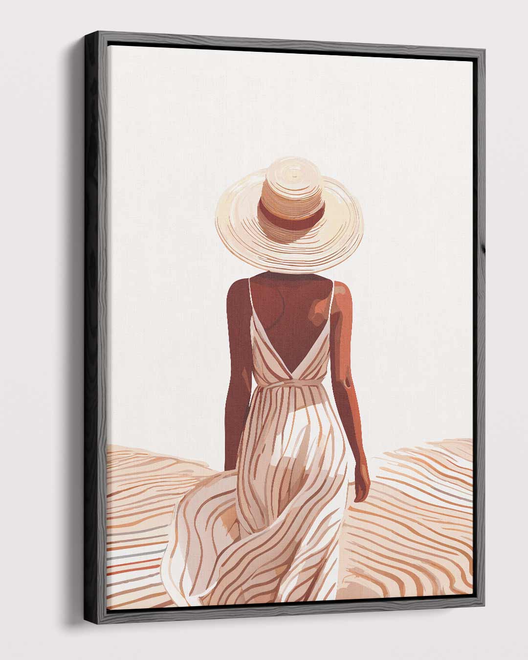 Zomerwandeling Kunstwerk-canvas-dibond-plexiglas-wanddecoratie-WallArtistic