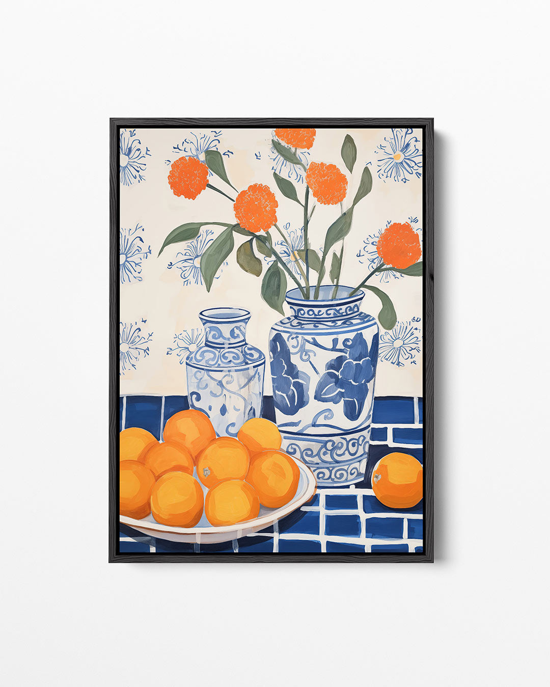 Vaas met bloemen Kunstwerk