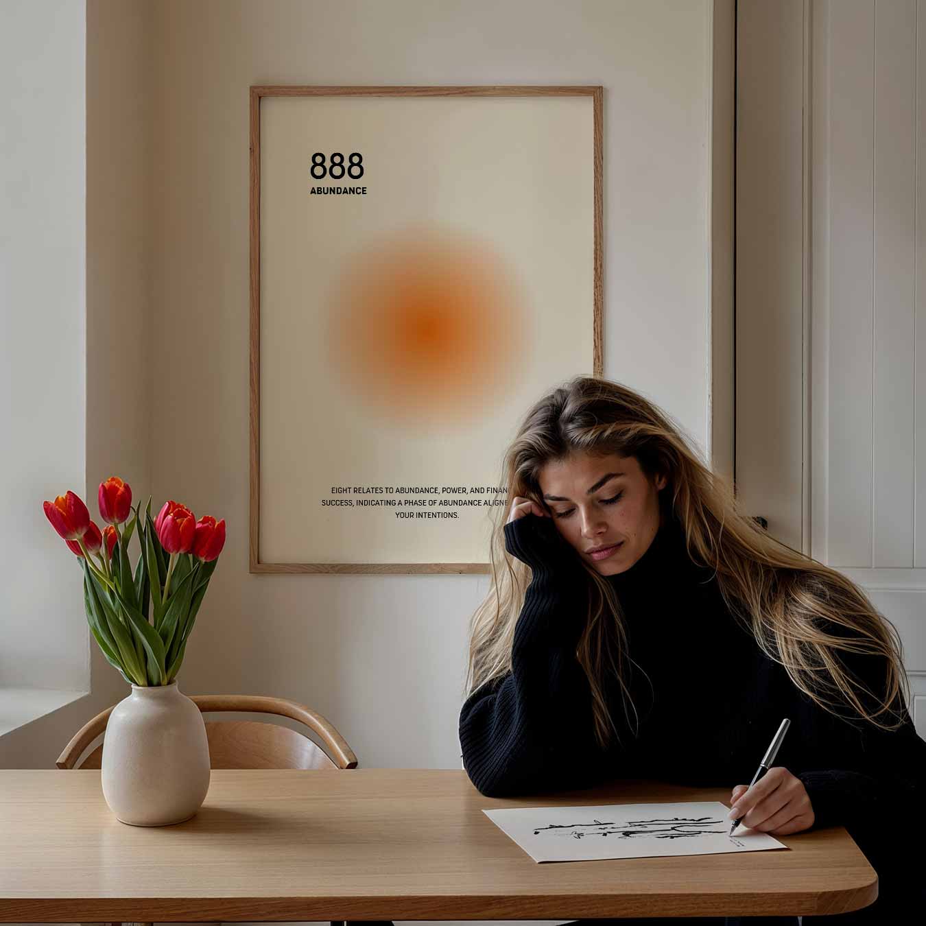 Inspirerende 888 Abundance Poster