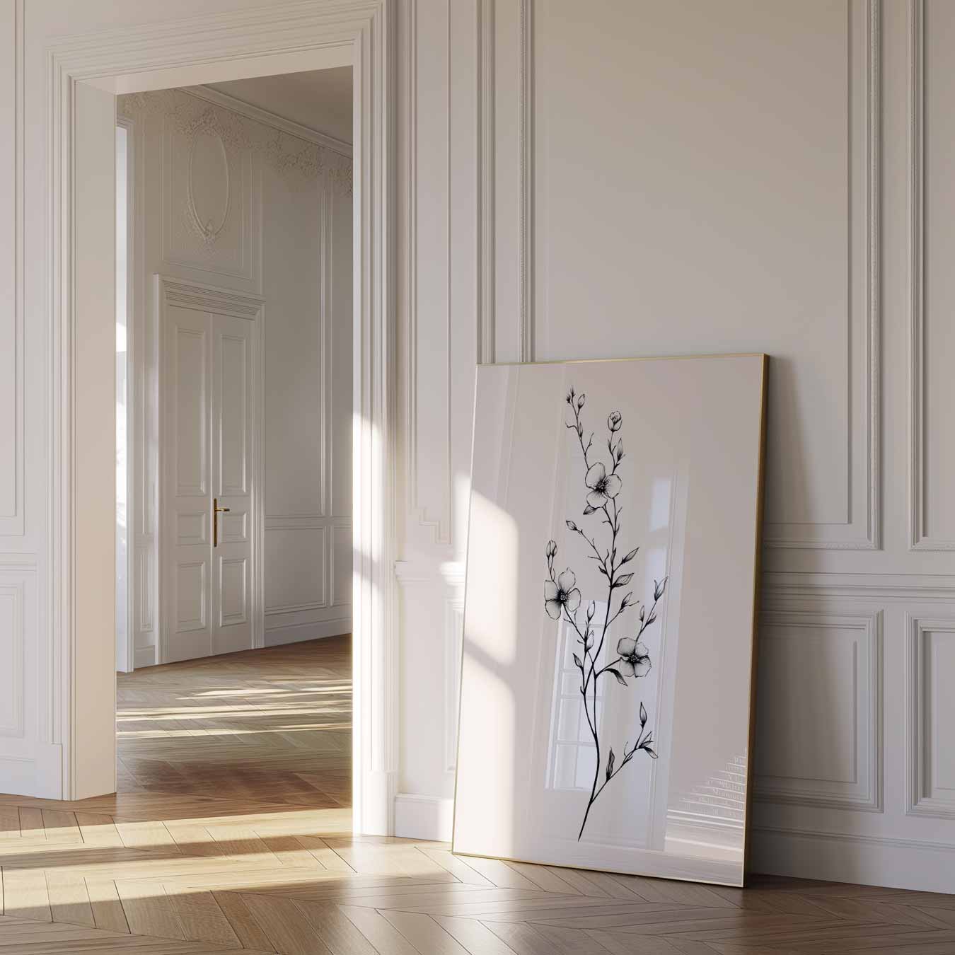Elegante Bloementak Poster