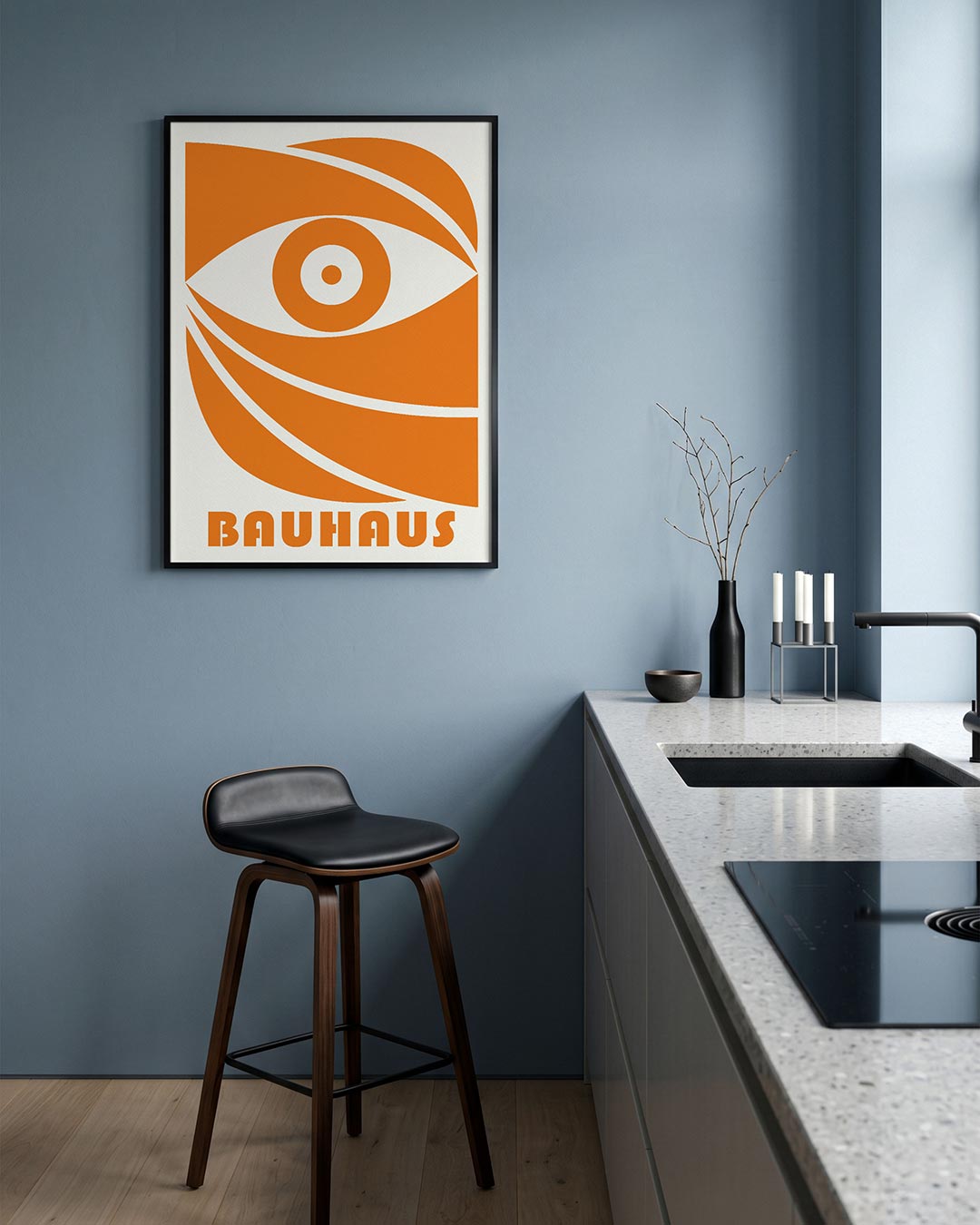 Oog en lijnen Poster