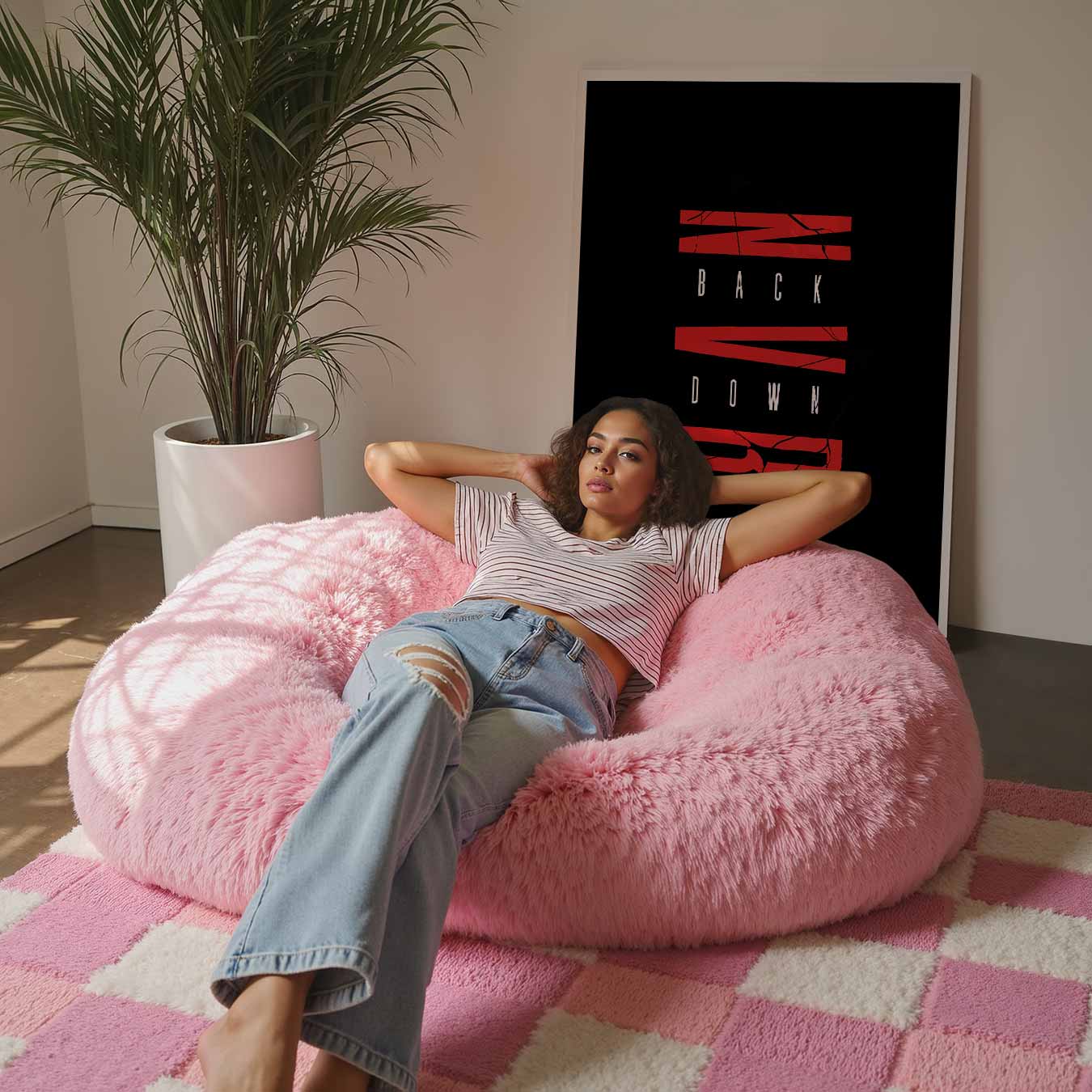 Never Back Down Poster-WallArtistic