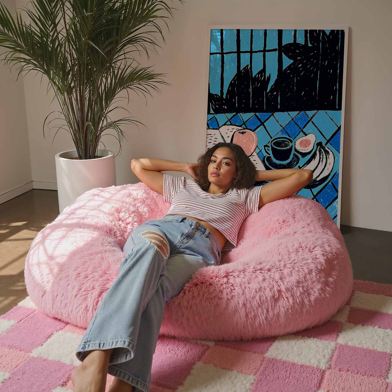 Stijlvolle Ontbijt Illustratie Poster