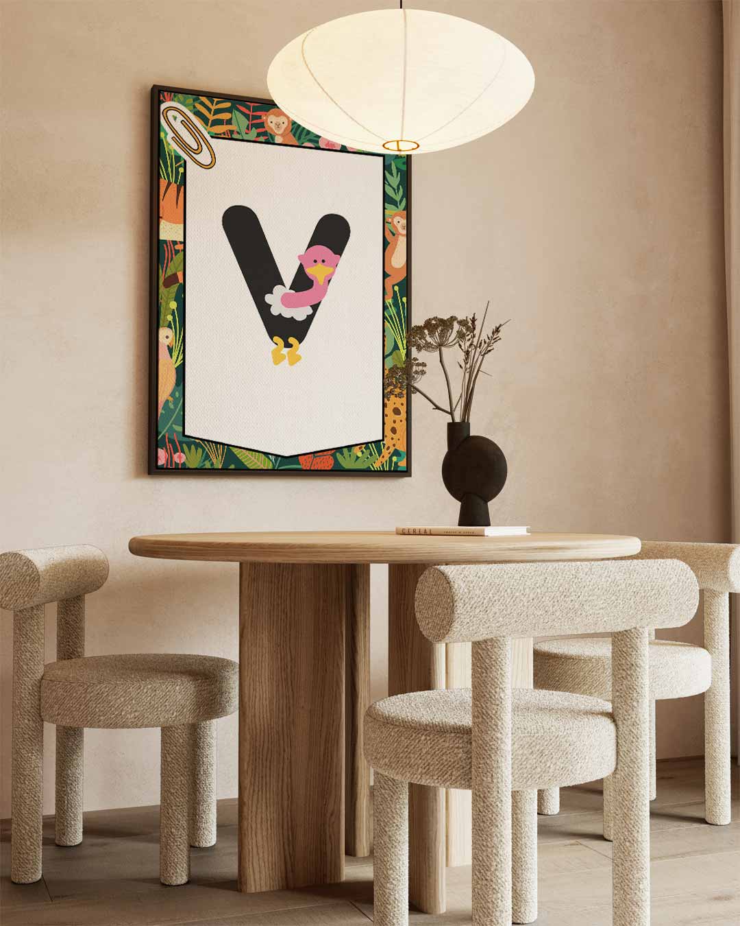 Dierlijke V-Astronaut Wandkunst Kunstwerk-canvas-dibond-plexiglas-wanddecoratie-WallArtistic
