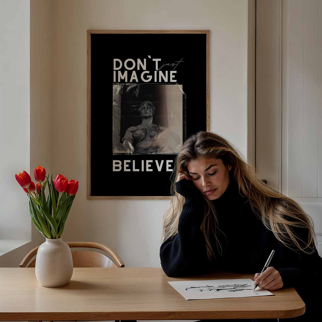 Motivatieposter met Inspirerende Boodschap Poster