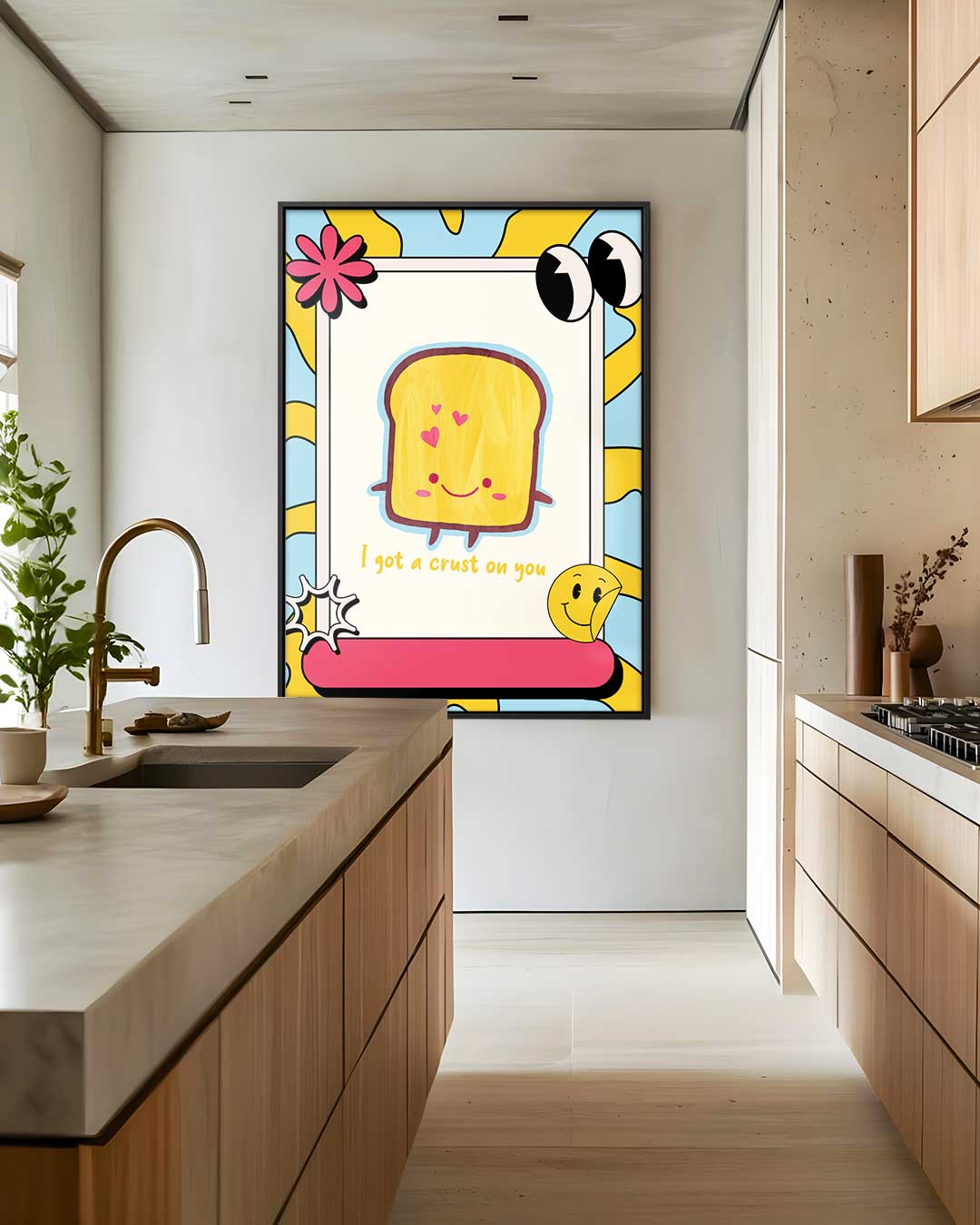 Liefdesbroodje Kunstwerk-canvas-dibond-plexiglas-wanddecoratie-WallArtistic