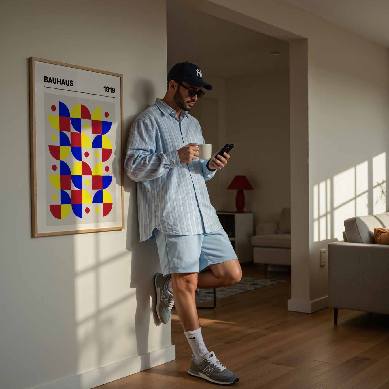 Bauhaus Geometrische Kunstposter-WallArtistic