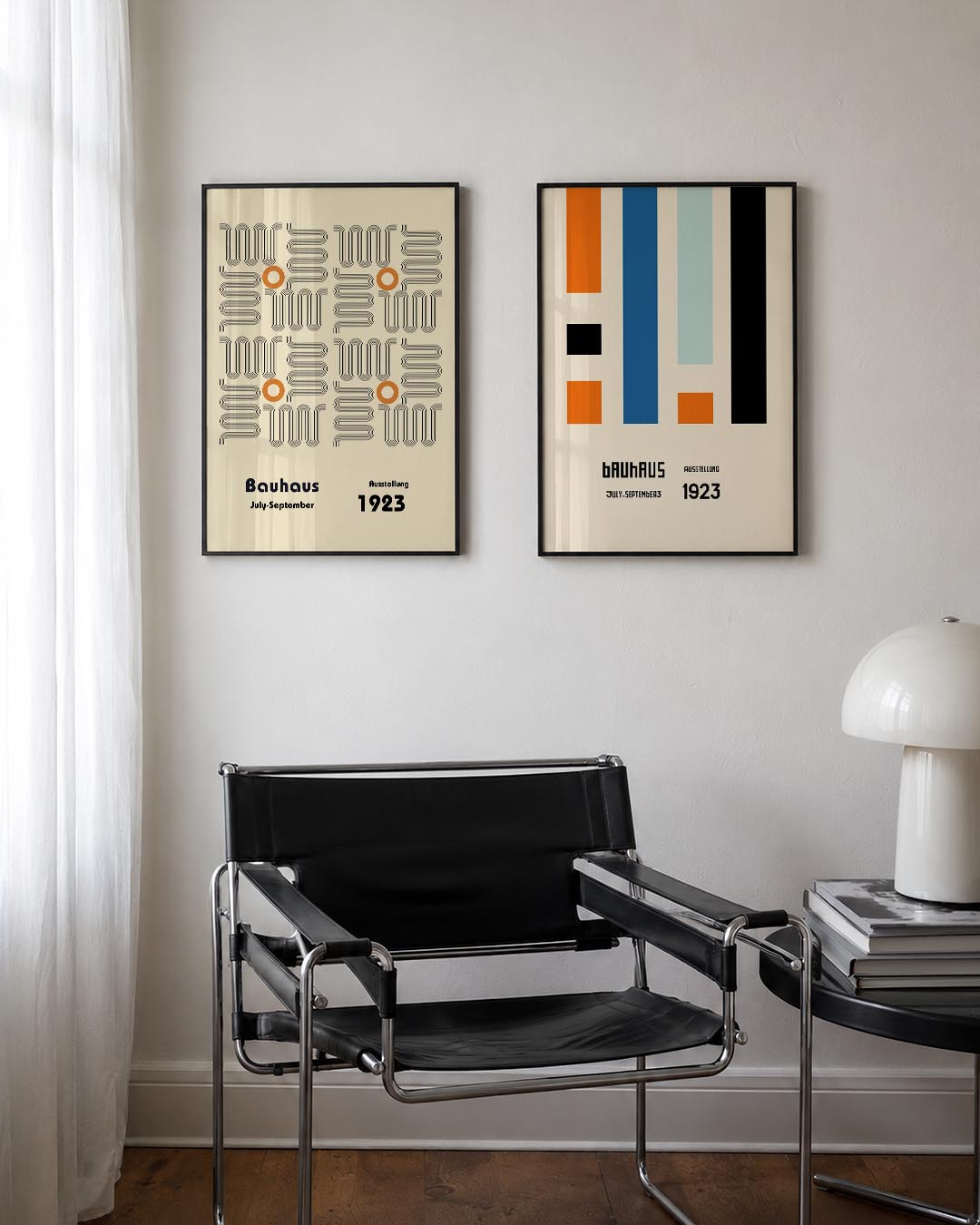 Lijnen en cirkel Posterset