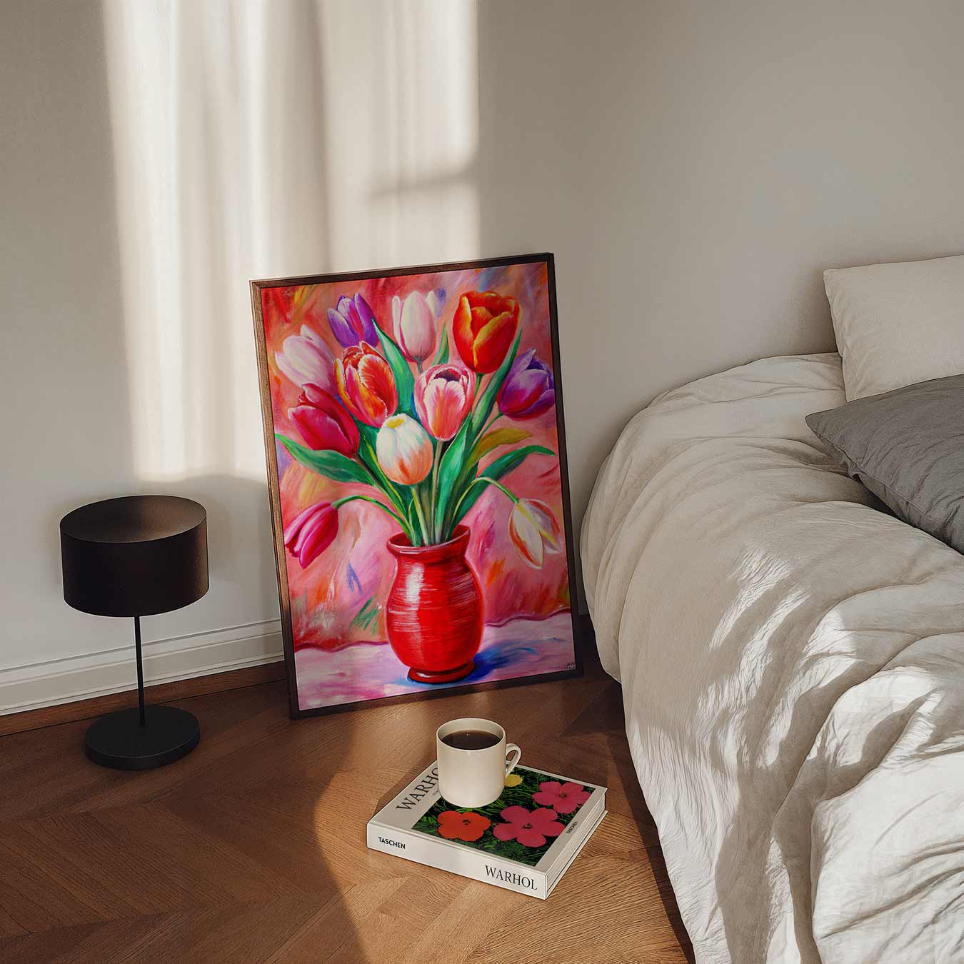 Levendige Tulpenpracht Poster