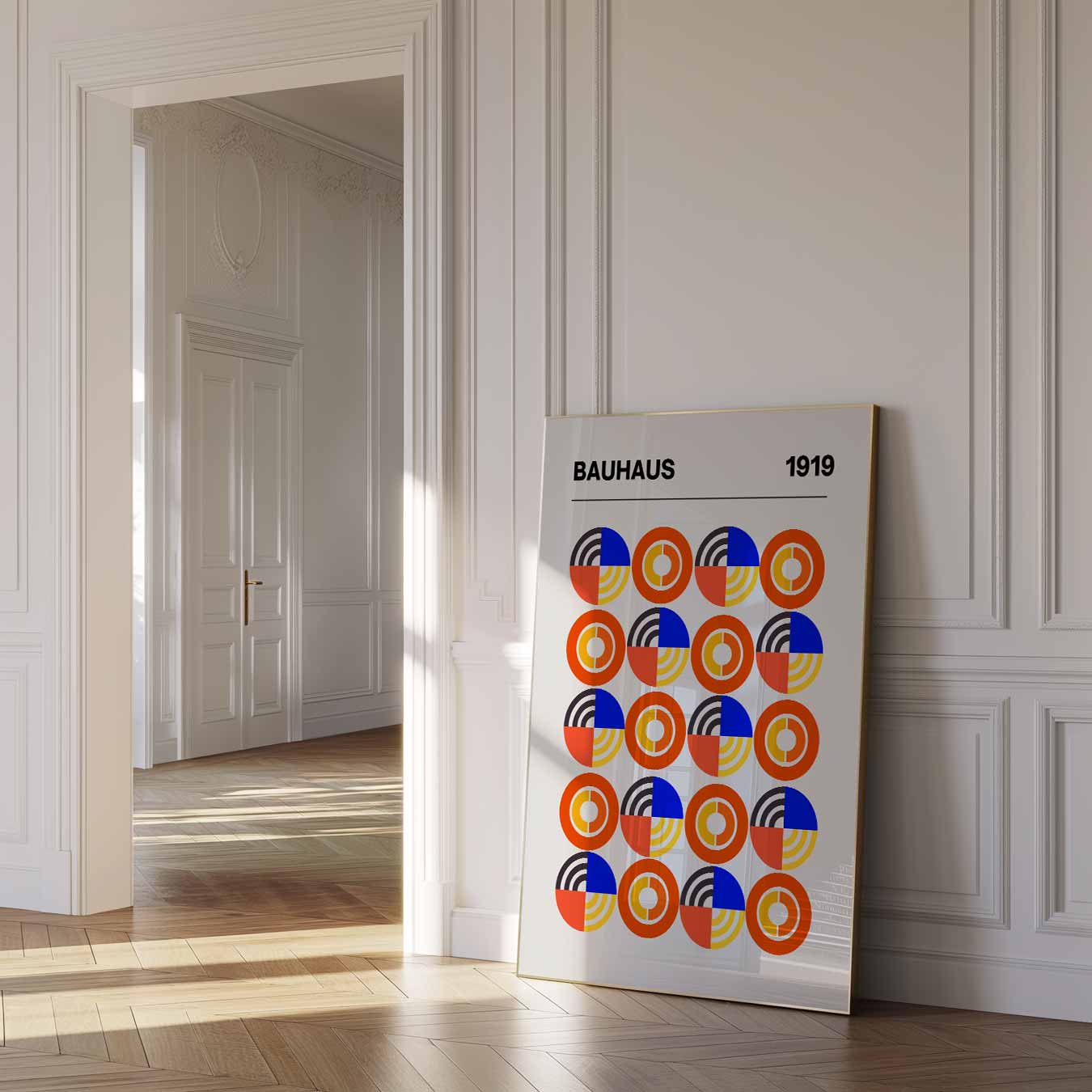 Bauhaus Stijlvolle Geometrische Poster