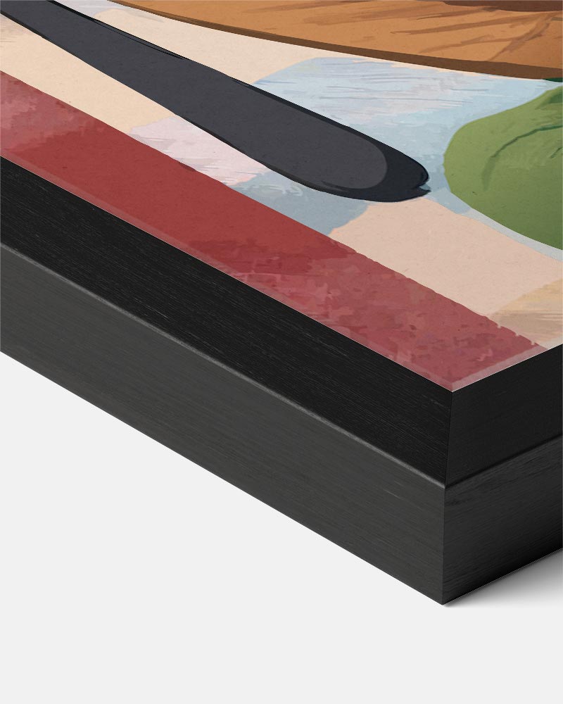 Vrolijke Italiaanse Pasta Poster-WallArtistic