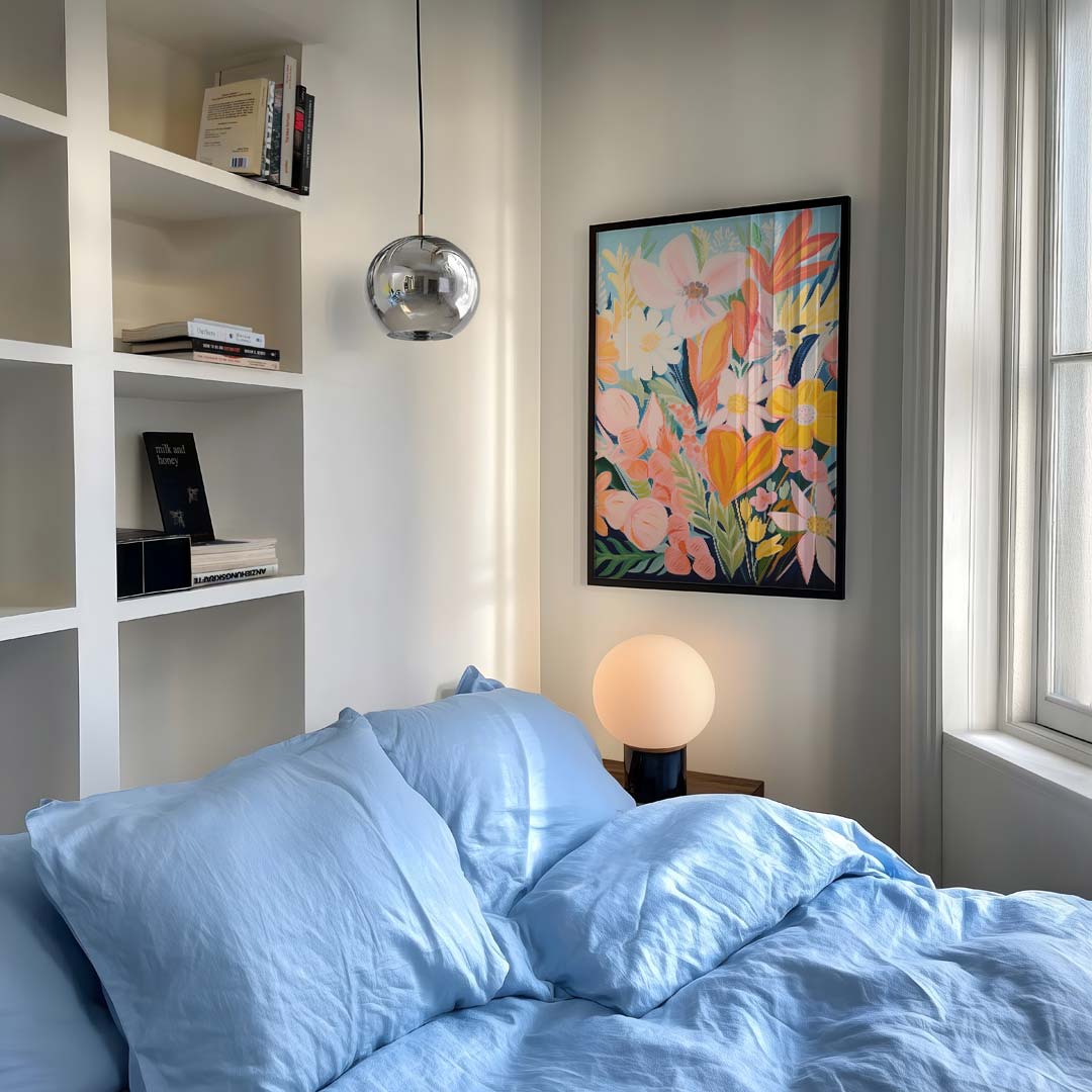 Vrolijke Bloemenpracht Poster-WallArtistic