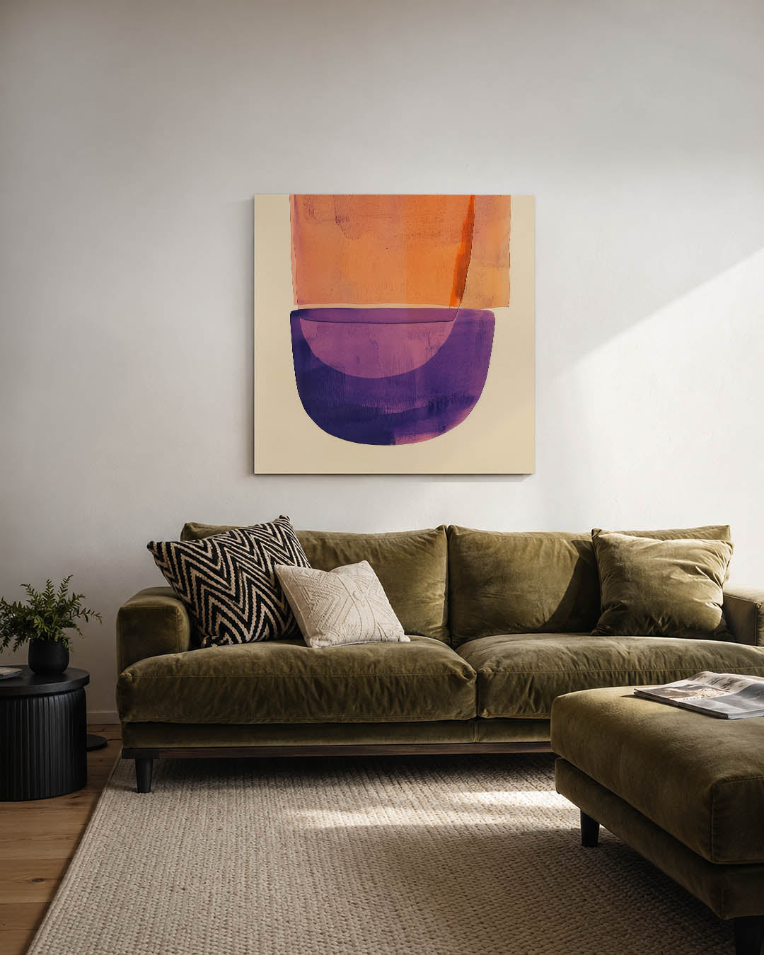 Vormen in kleur Kunstwerk