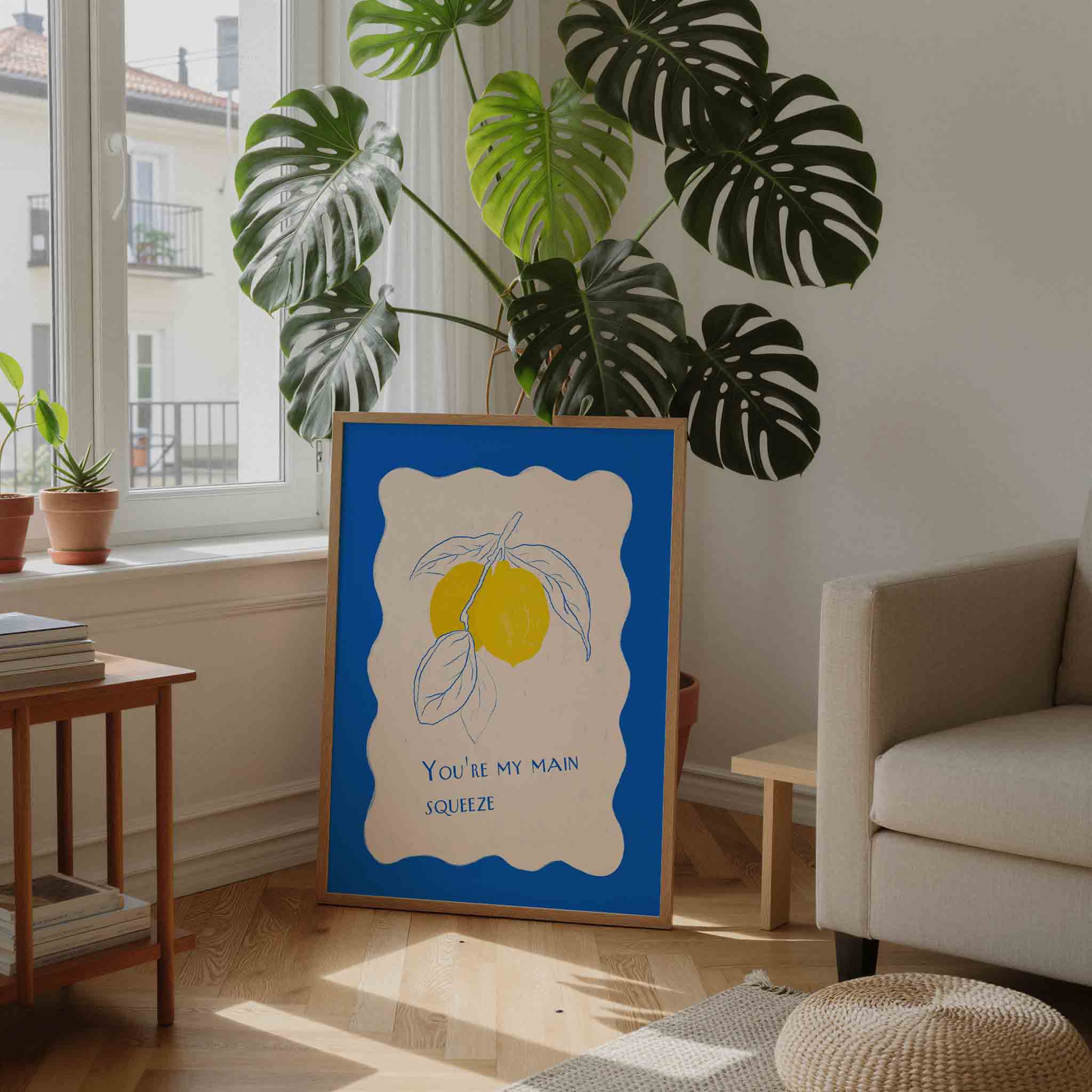 Citroenen en tekst Poster