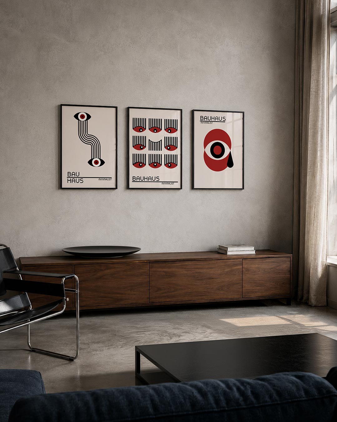Ooglijnenspel Posterset