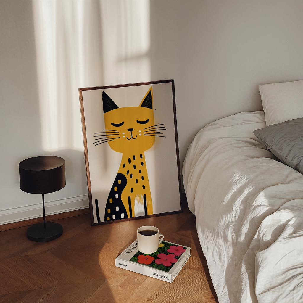 Slapende Kattenposter