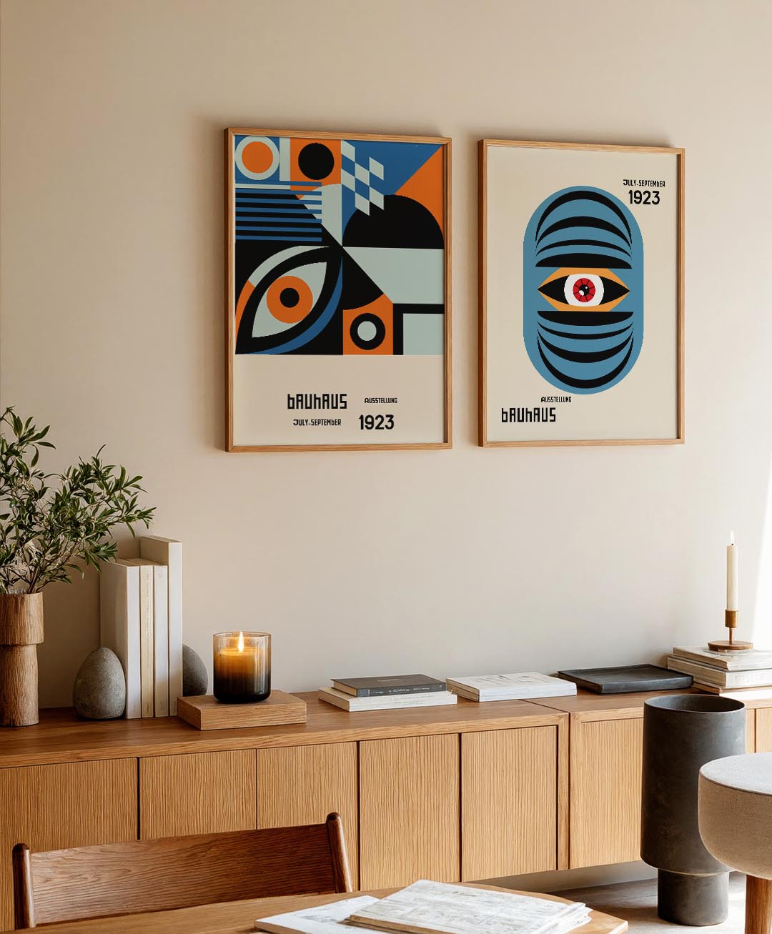 Vormen en vlakkenspel Posterset