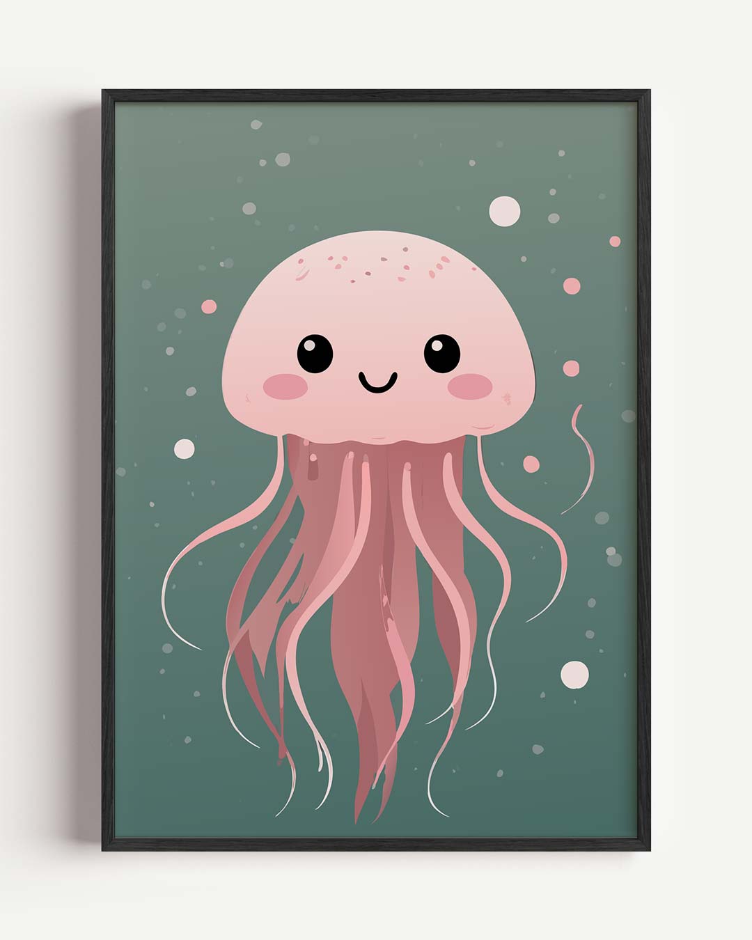 Schattige Kwallenposter-WallArtistic