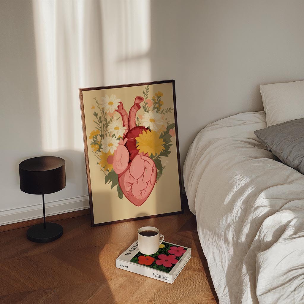 Bloeiend Hart Poster