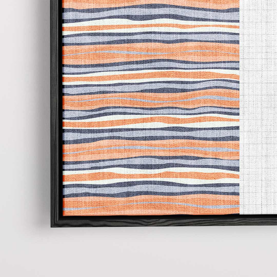 Golvende Stripes Kunstwerk-canvas-dibond-plexiglas-wanddecoratie-WallArtistic