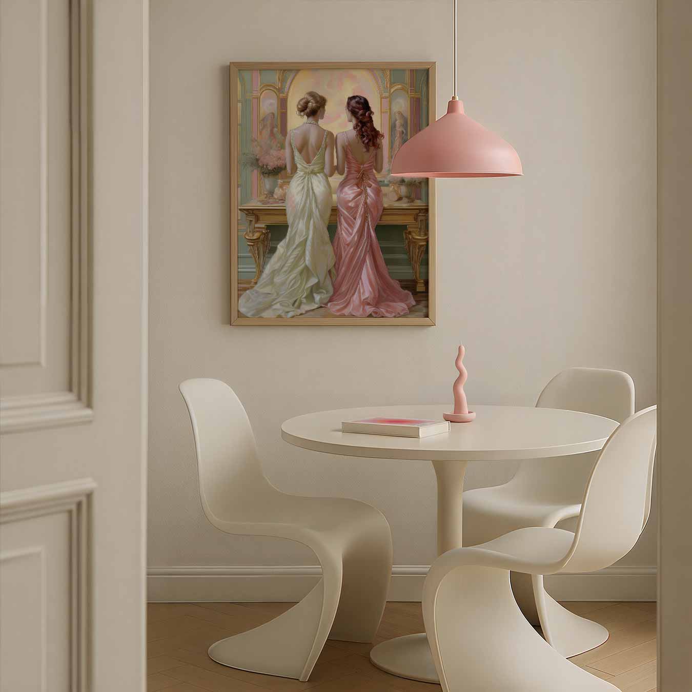Elegante Avondjurken Poster