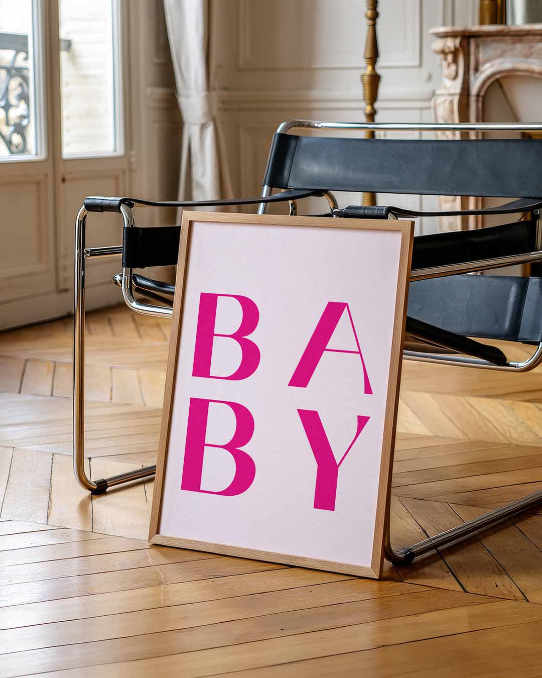 Baby Letterkunst Poster