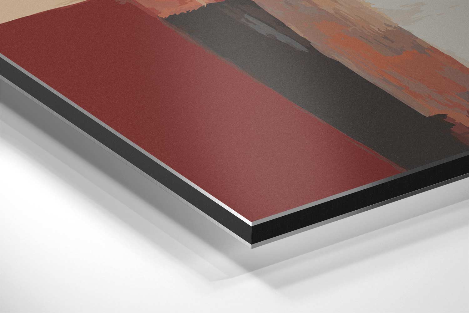 Kleurrijke Abstractie Kunstwerk-canvas-dibond-plexiglas-wanddecoratie-WallArtistic
