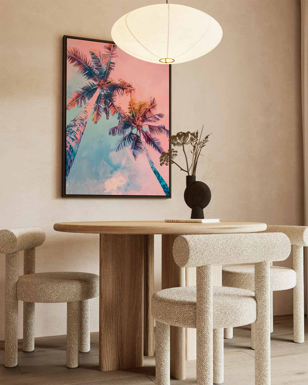 Tropische Zwoelheid Palmkunst Kunstwerk-canvas-dibond-plexiglas-wanddecoratie-WallArtistic