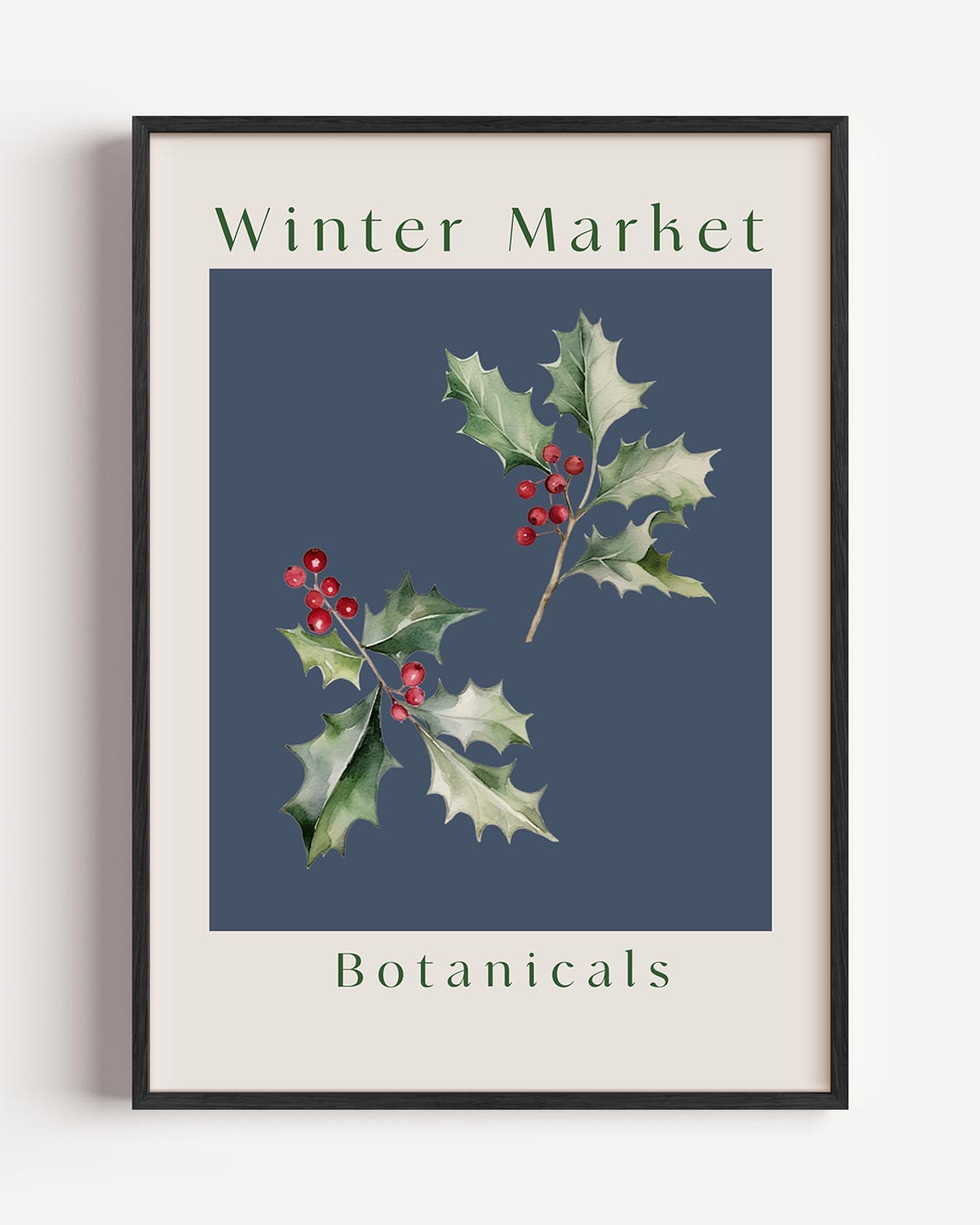 Winter Market Botanische Poster-WallArtistic