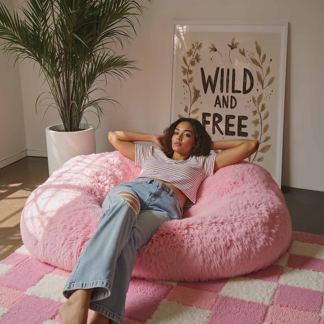 Wild and Free Boho Poster