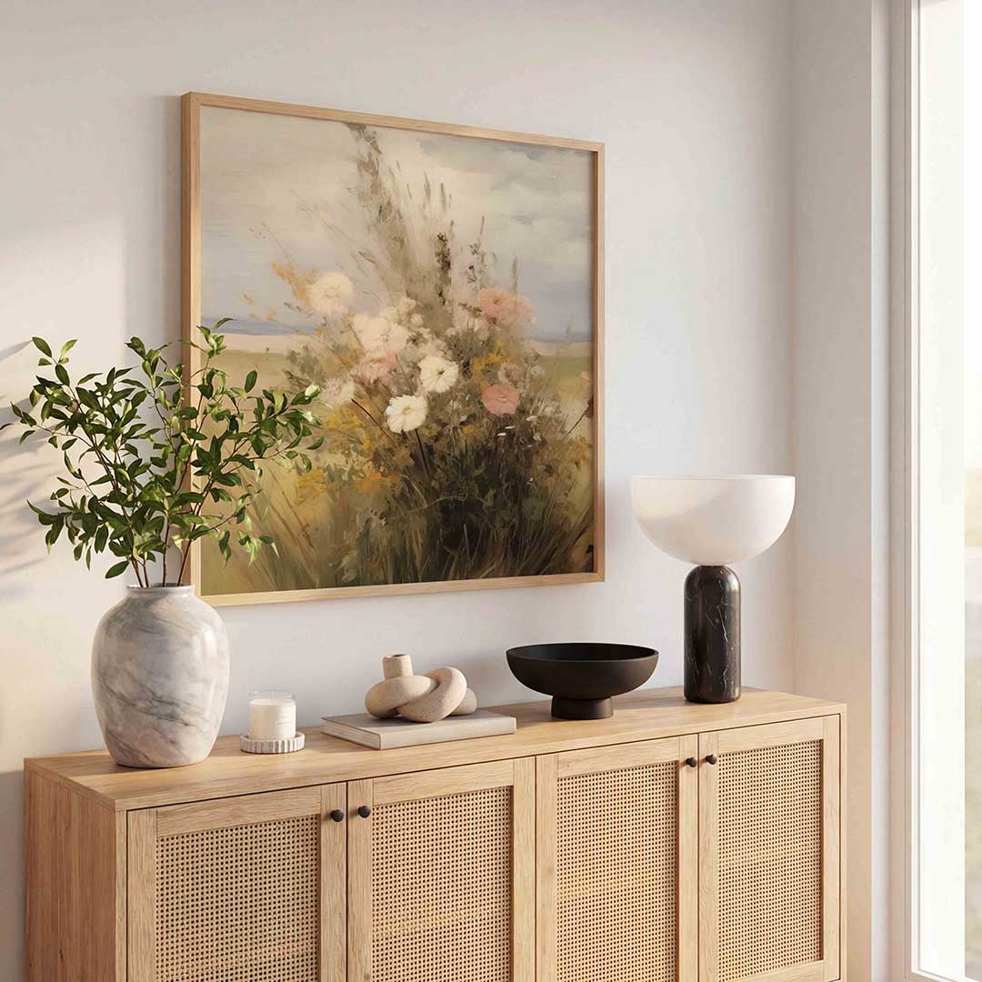 Bloemenveld Poster