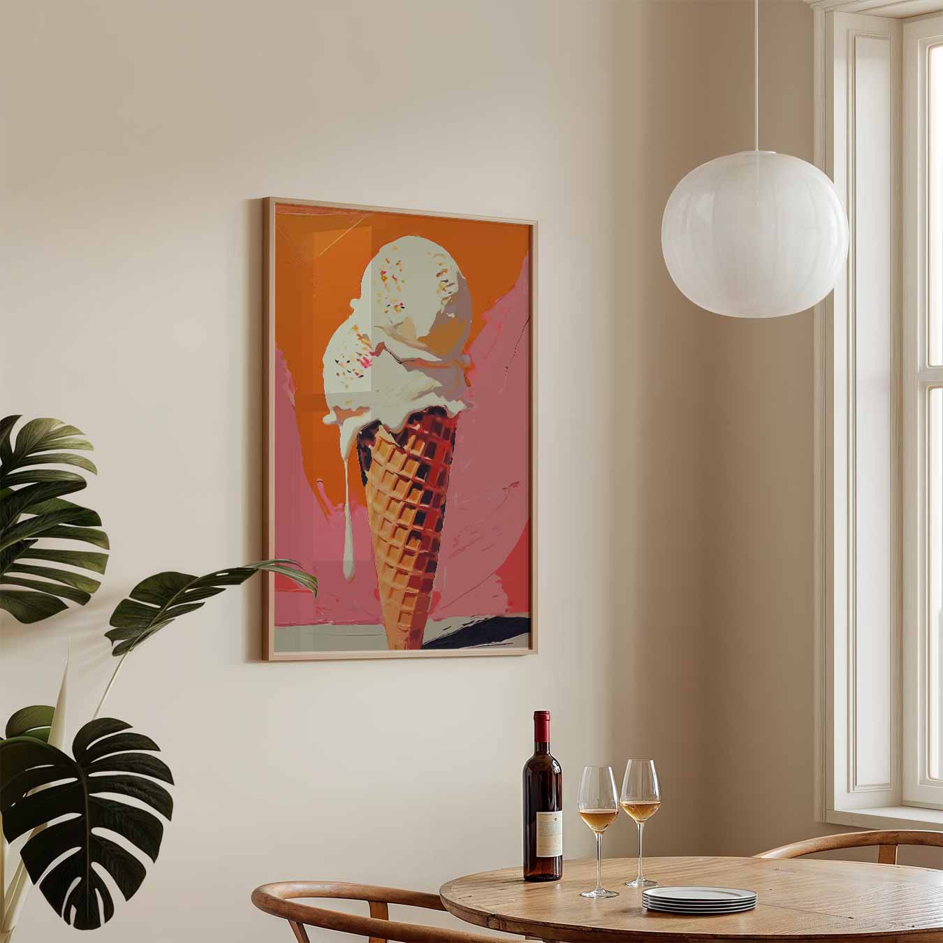 Ijsliefhebber Poster-WallArtistic