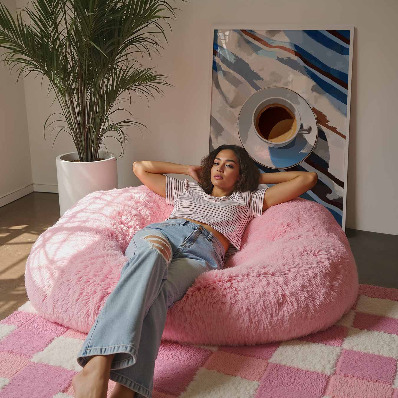 Koffie en Kunst Vibes Poster-WallArtistic