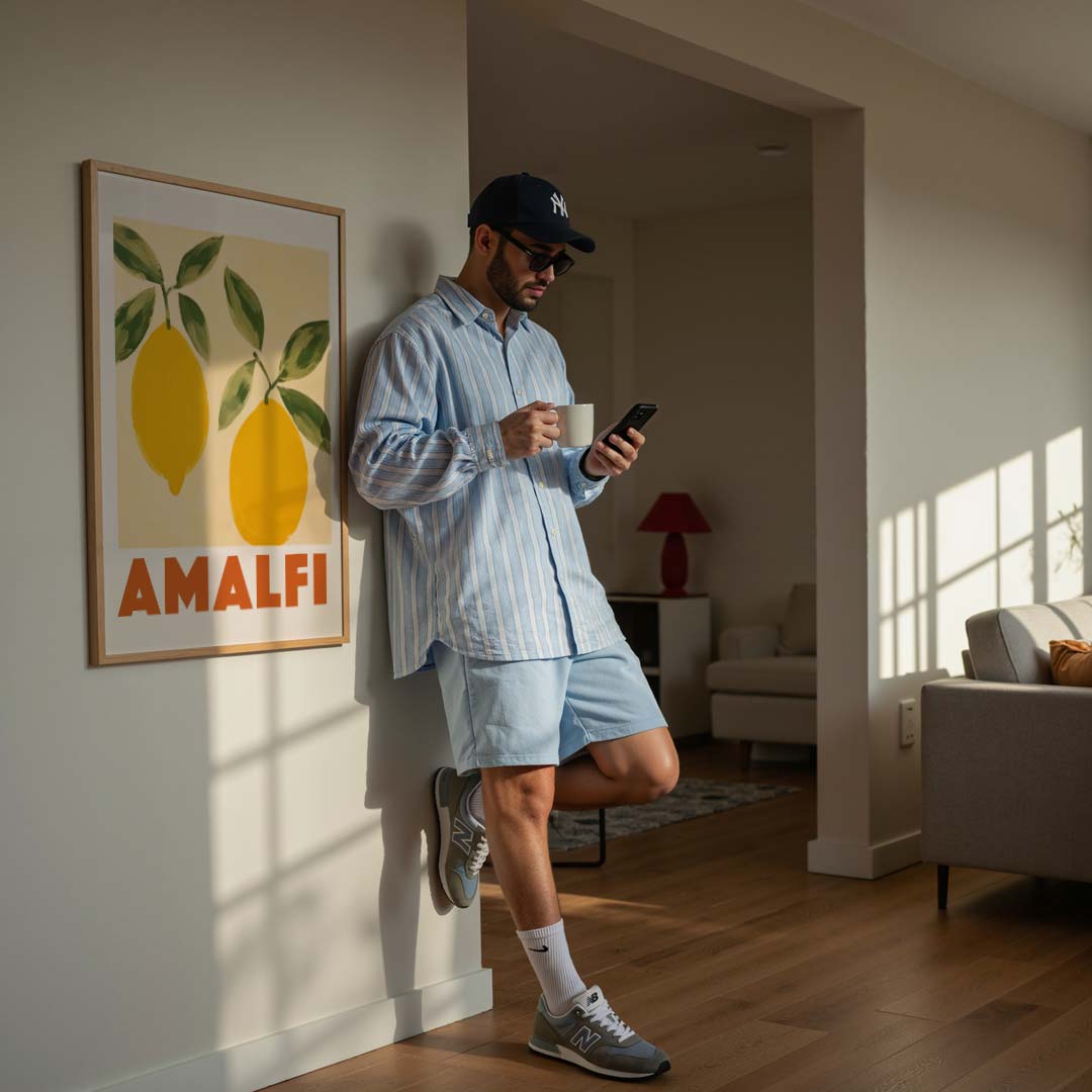 Zonovergoten Amalfi Citroen Poster-WallArtistic