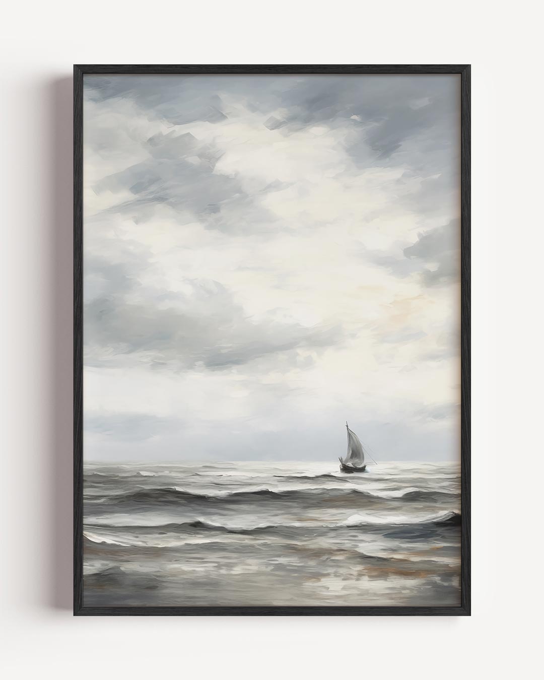 Zeilboot op de Open Zee Poster-WallArtistic