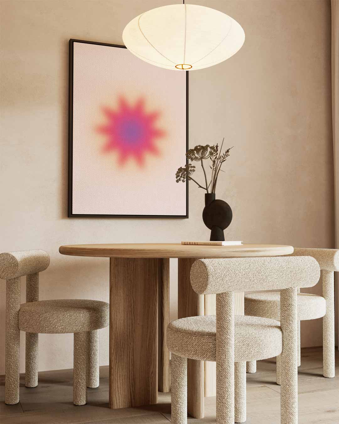 Zachte Sterrenexplosie Kunstwerk-canvas-dibond-plexiglas-wanddecoratie-WallArtistic