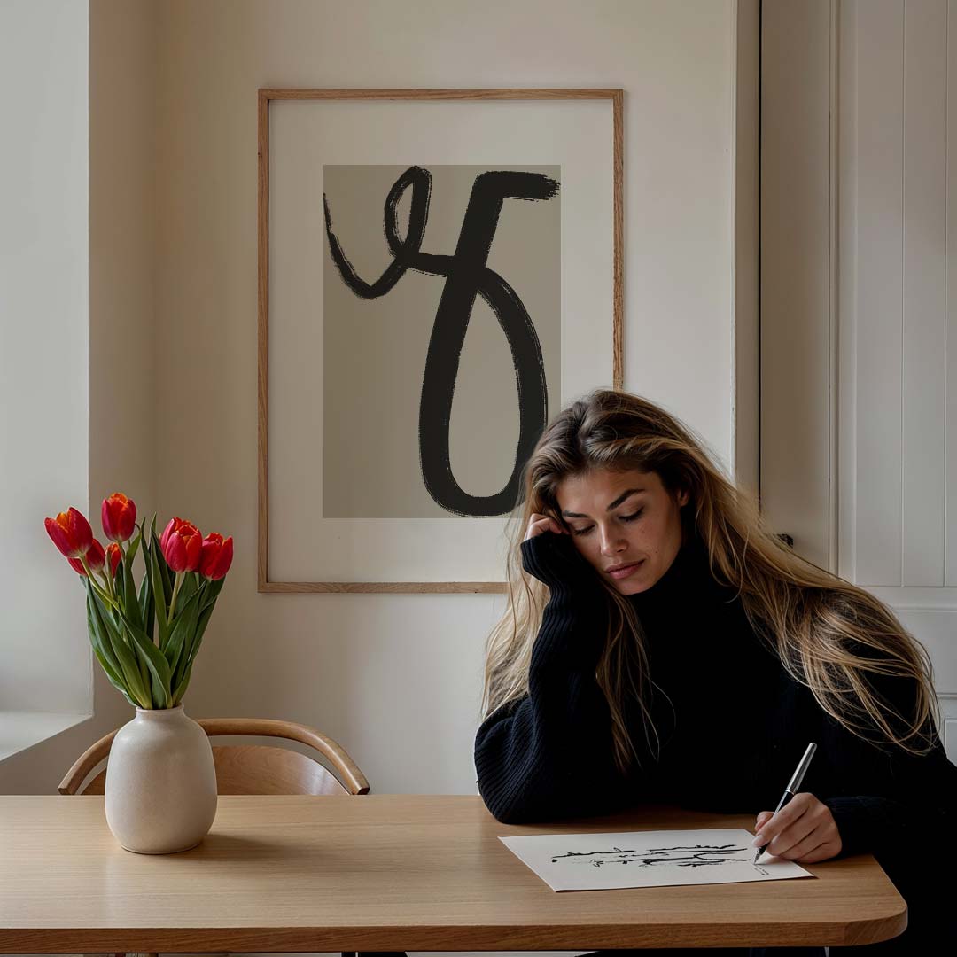 Moderne Abstracte Kunstposter-WallArtistic