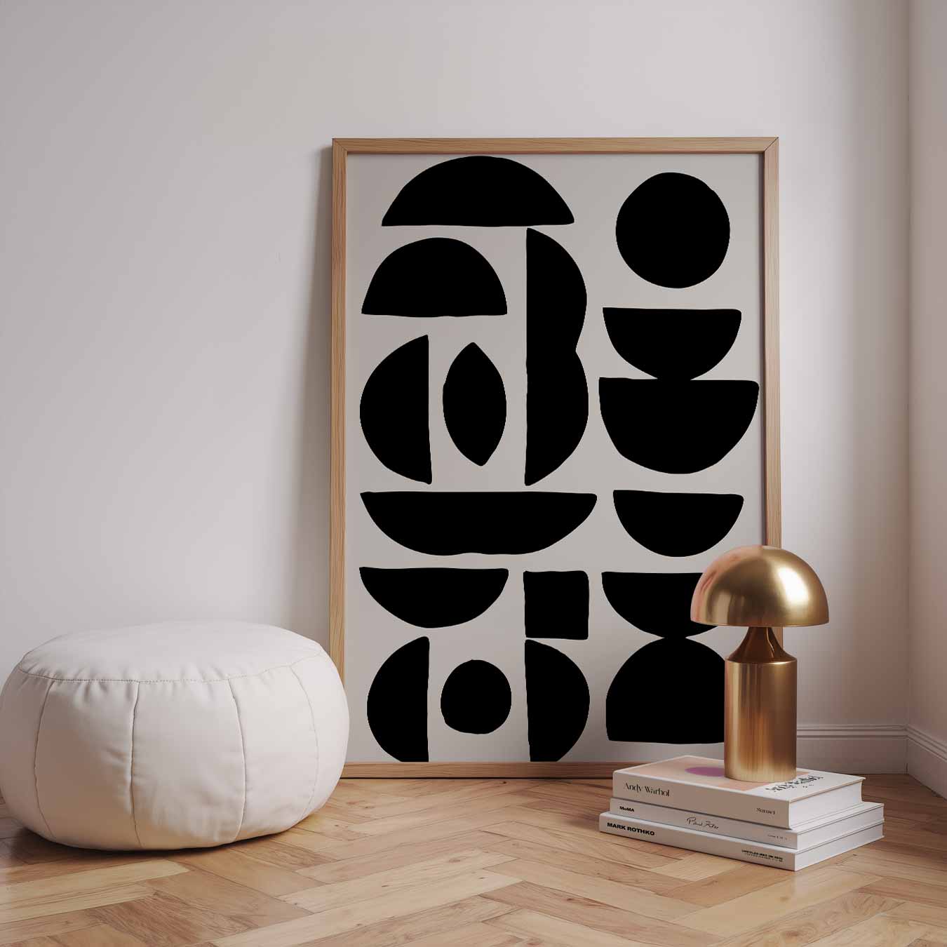 Moderne Geometrische Kunstposter