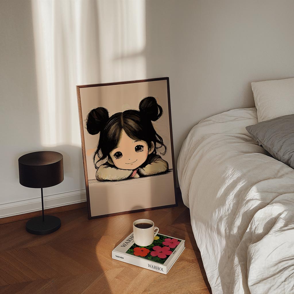 Schattige Kinderkunst Poster