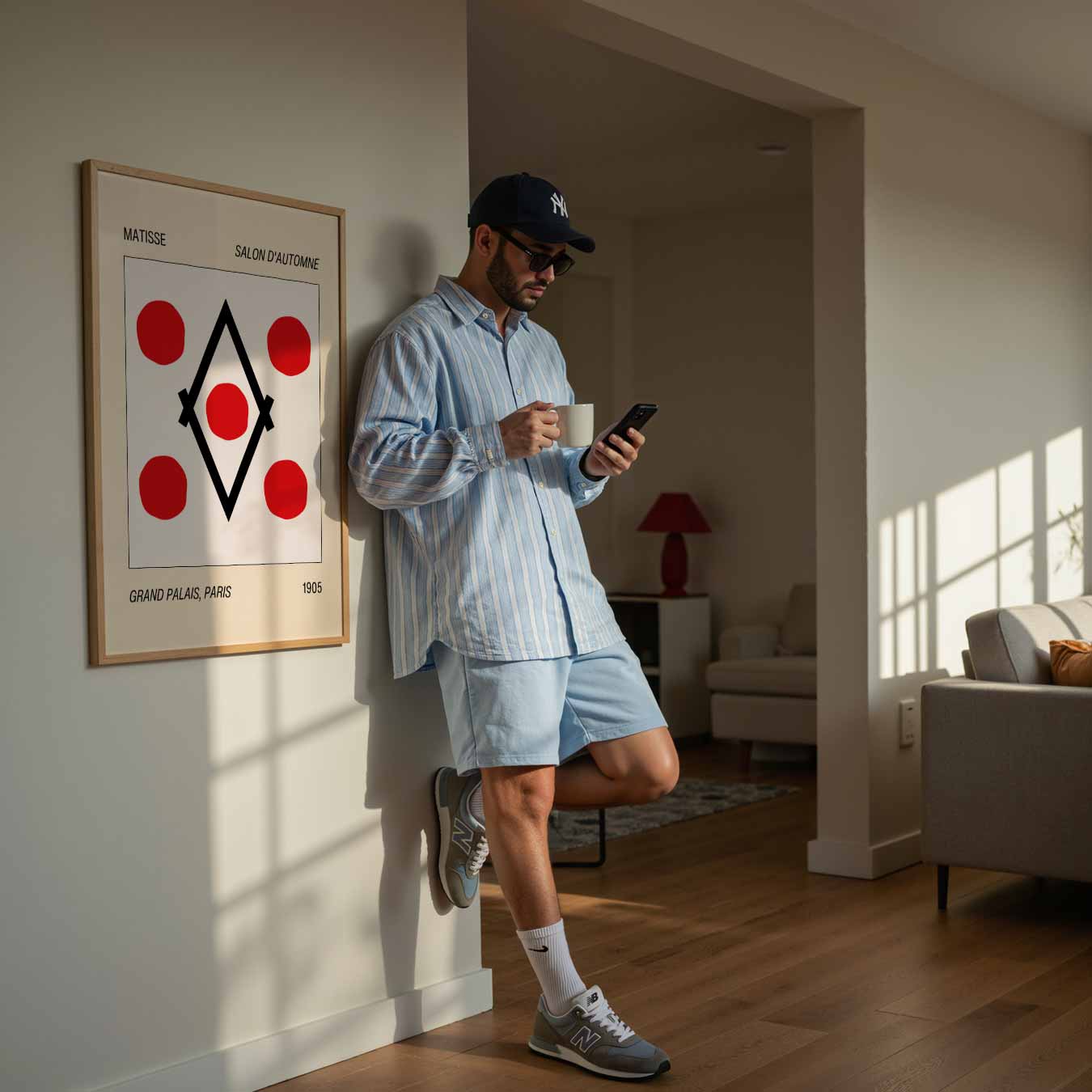 Moderne Matisse Kunstposter-WallArtistic