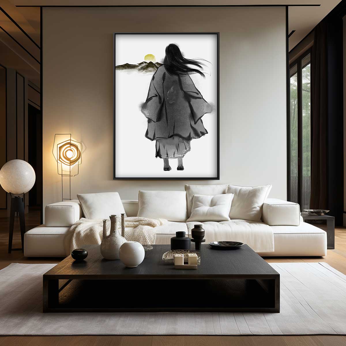 Dageraad in de Bergen Kunstwerk-canvas-dibond-plexiglas-wanddecoratie-WallArtistic