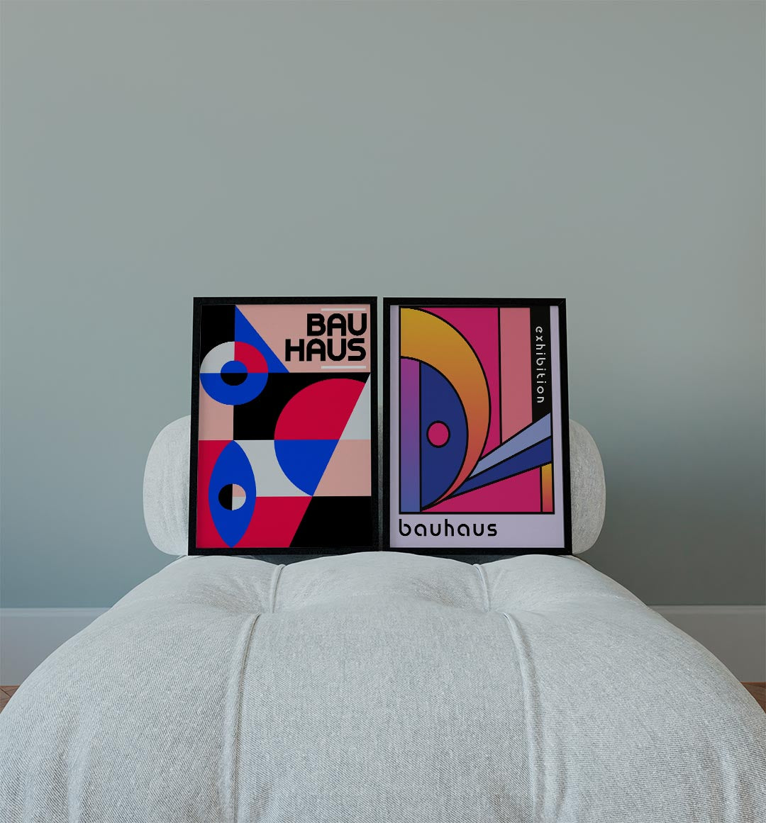 Vorm en kleurenspel Posterset