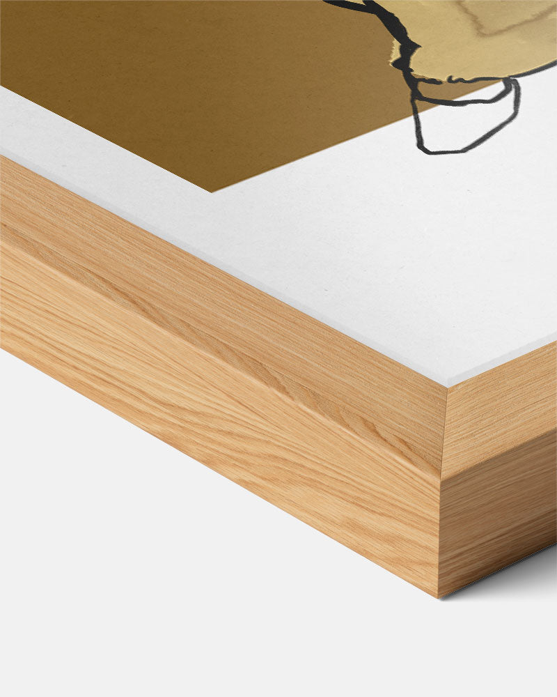 La Bohème Stijlvolle Vrouwenposter-WallArtistic