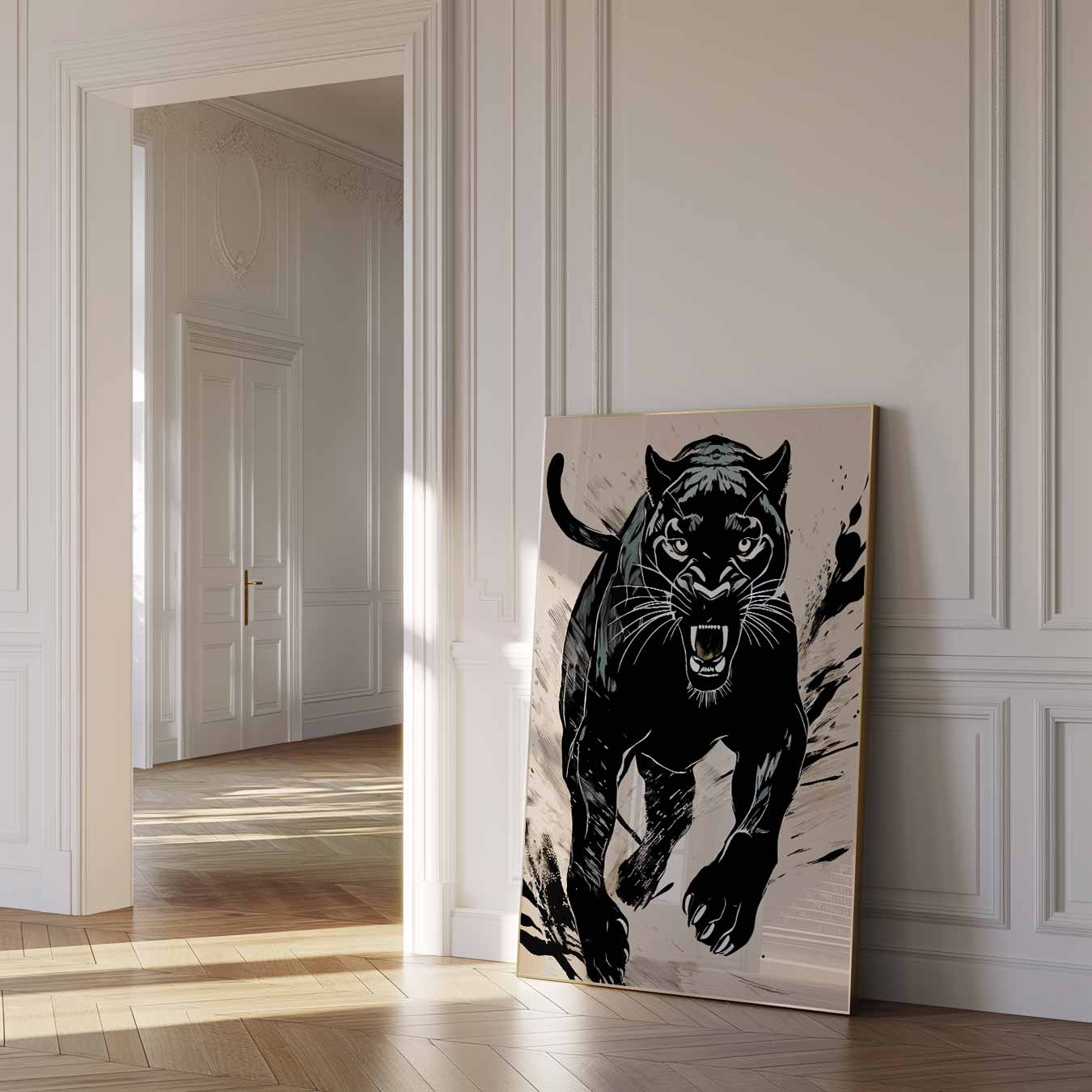 Stoere Panter Kunstposter