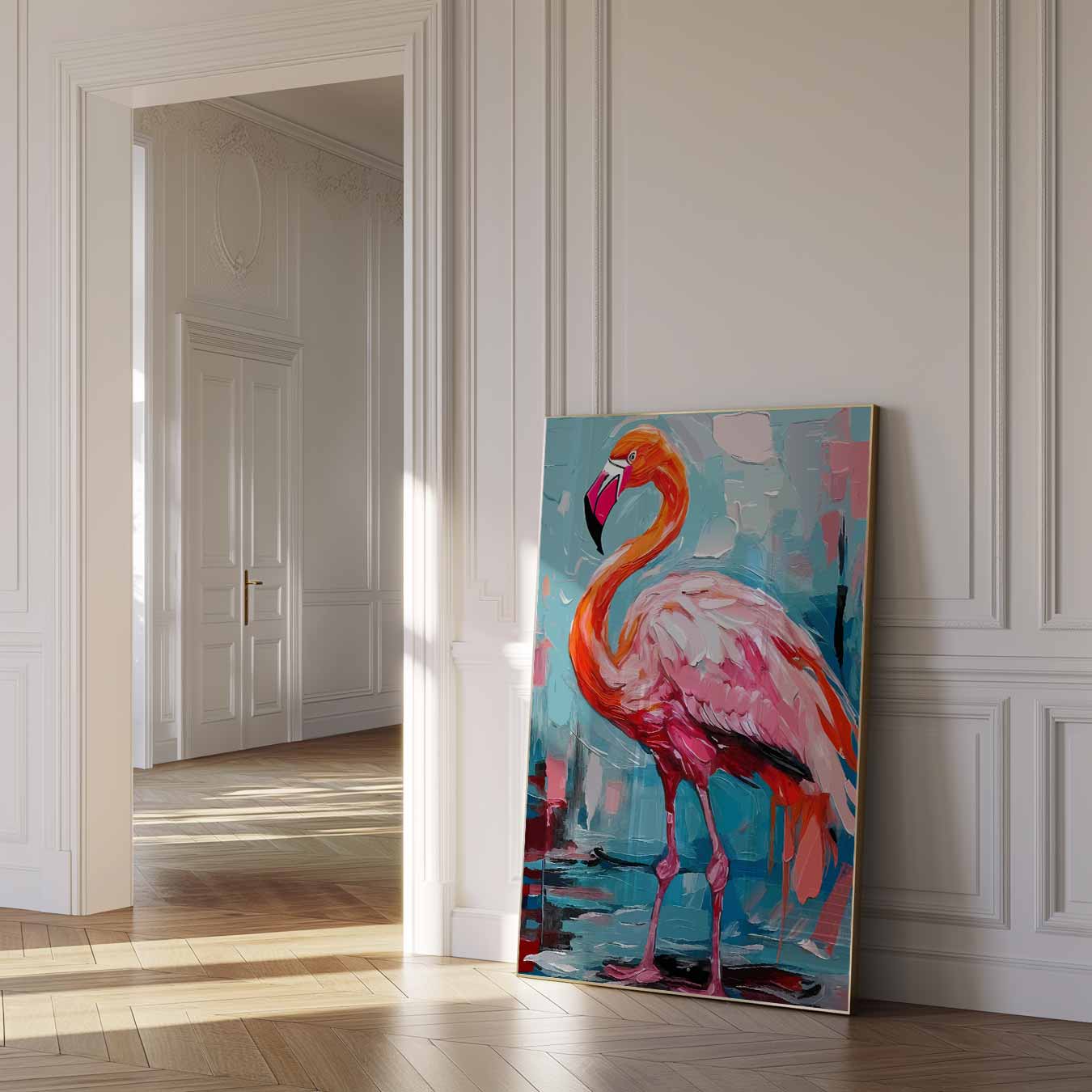 Flamingo Droomwereld Poster
