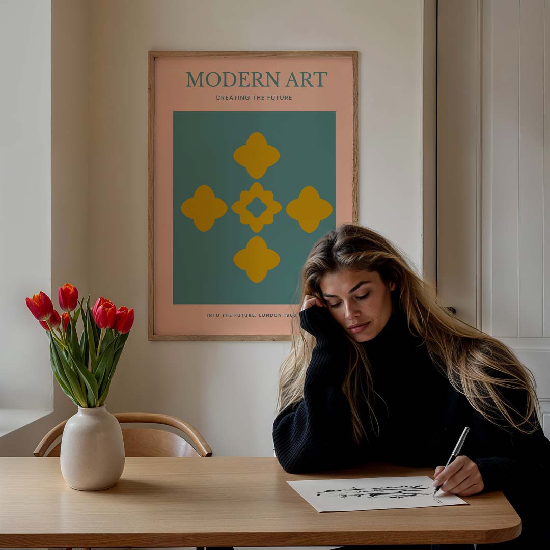 Moderne Kunst Bohemian Poster-WallArtistic